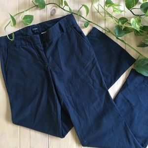 J. Crew City Fit wide leg linen trouser